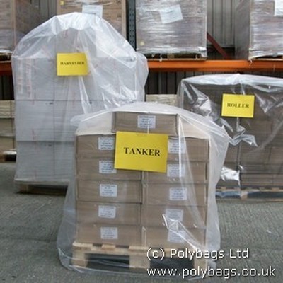 Shrink pallet covers